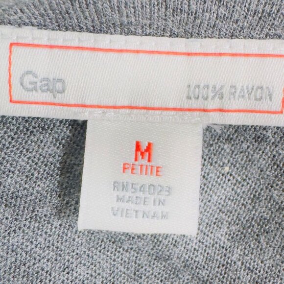 GAP Women's Gray Maxi Dress 100% Rayon Size Petite M - Picture 9 of 13
